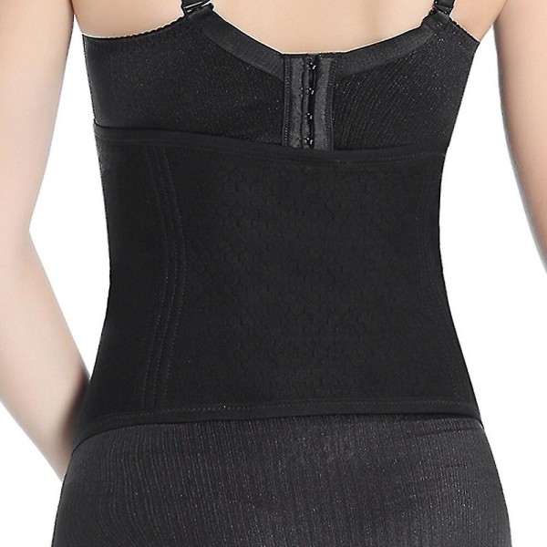Gördlar Slim Body Shapers Korsett Waist Trainer Tjej Korrigerande underkläder Magkontroll Bälte Magtrimmer, svart XL