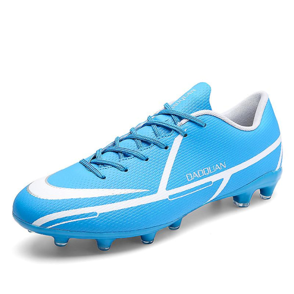 Fotbollsskor för män Halkfria fotbollsskor för herr Gräs Fotbollssneakers Yjt2202C Blue 41