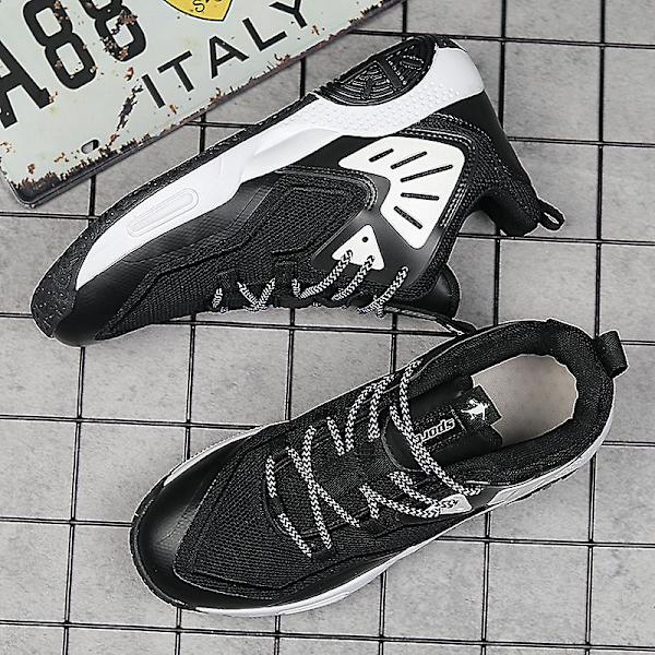 Basketskor för män Andas Sneakers Löparskor 3A736 Black 41