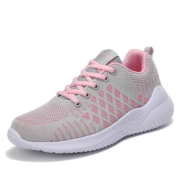 Dam bekväma sneakers Andas löparskor 2C918 Pink 35