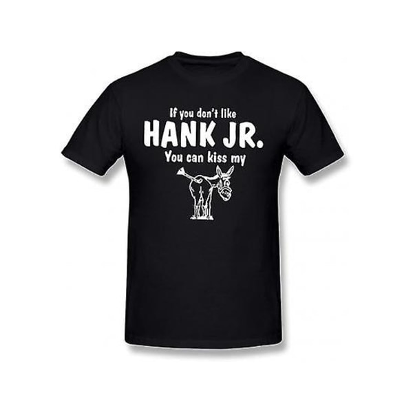 Huang Hank Williams Jr T-shirt för män Svart 2XL