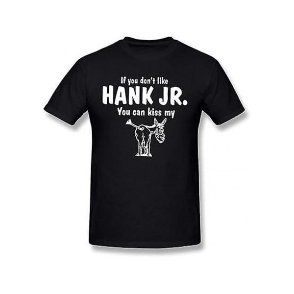 Huang Hank Williams Jr T-shirt för män Svart M