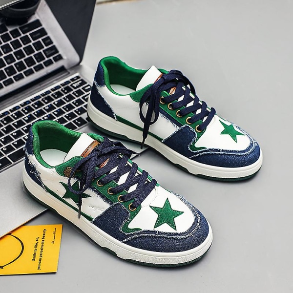 Herrsneakers Andas Skateboarding Skor Dam Löparskor 3Ah032A Green 39