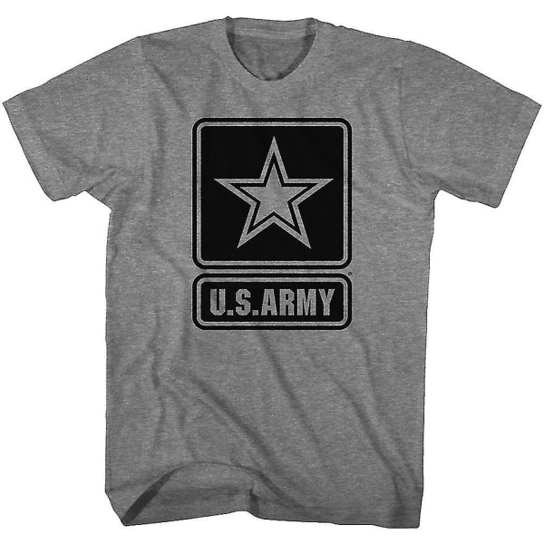 U.s Army Star Logo Grå T-shirtkläder M