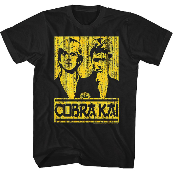 Cobra Kai Johnny och Kreese Karate Kid T-shirt L