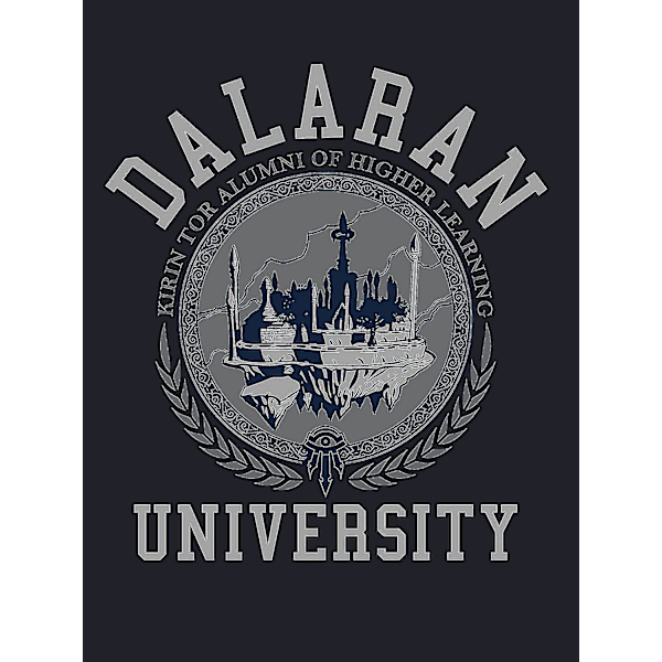 Jinx World Of Warcraft Dalaran University Gamer grafisk T-shirt för män M