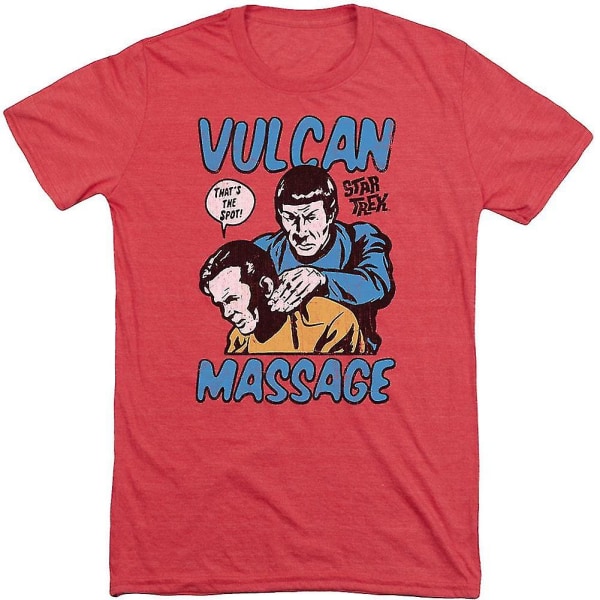 Star Trek Massage Vuxen Tri-blend T-shirt XL