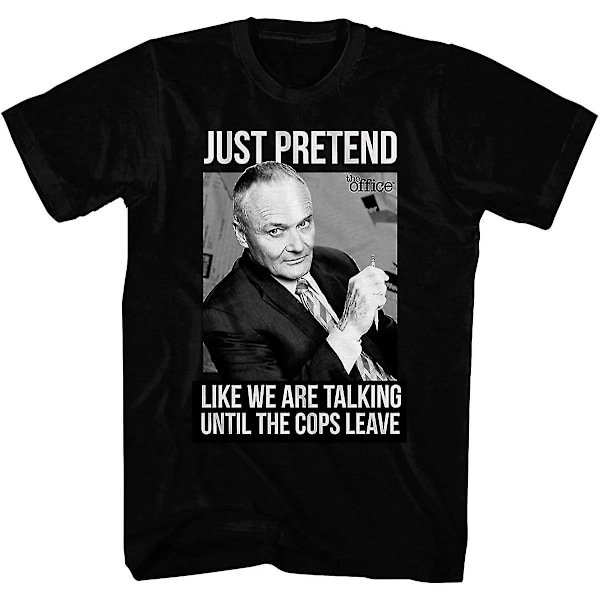 T-line The Office Tv Series Creed Cops Grafisk T-shirt XX-Large