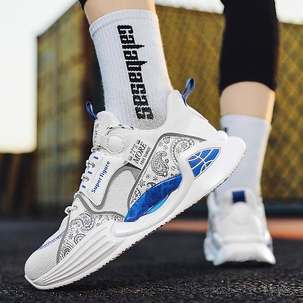 Basketskor för herr Andas Sneakers Löparskor 3Af6659 White 41