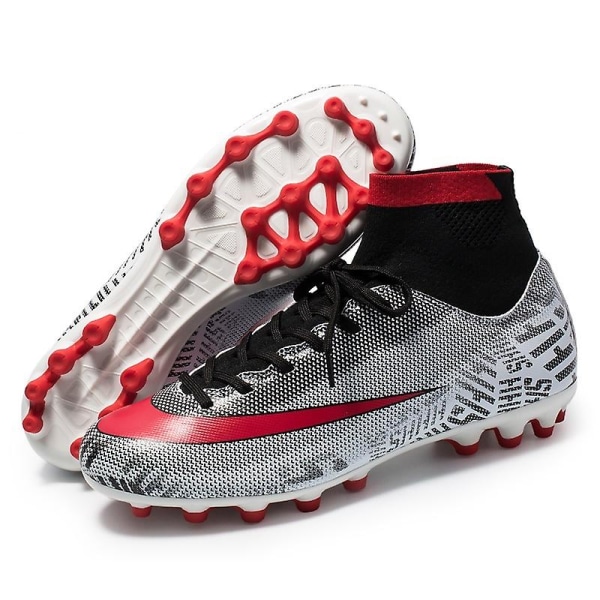 Fotbollsskor dam Spikes Fotbollsskor för ungdomar Stövlar Atletisk Sneaker 3C32736G Gray 44