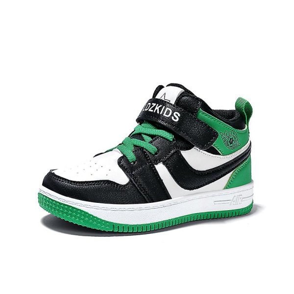 Boys Sneakers Andas Flickor Skateboarding Skor Löparskor 3D111 Green 35