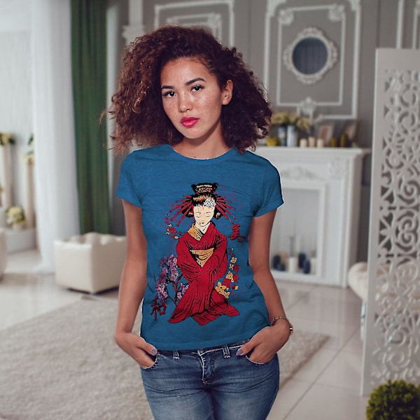 Klassisk flickdocka Kunglig T-shirt för kvinnor M