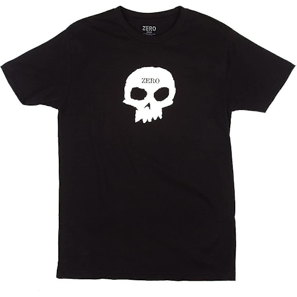 Zero Mens Single Skull Kortärmad Skjorta Svart 3XL