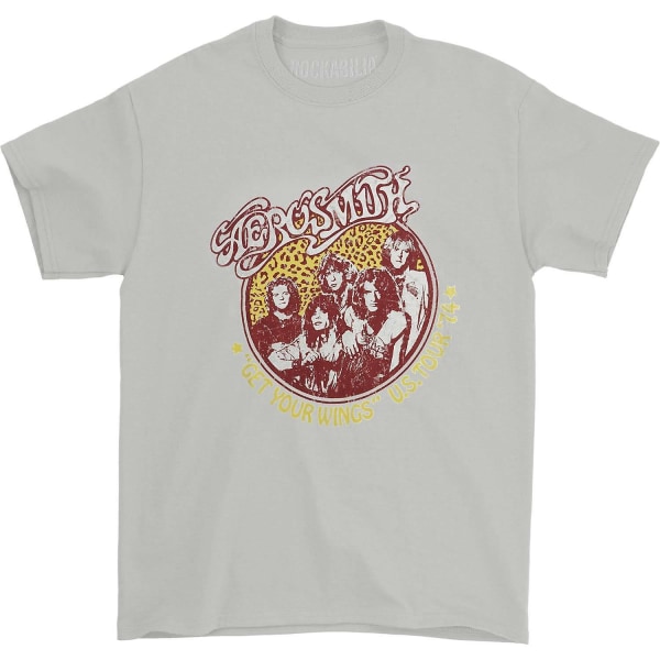 Aerosmith Cheetah Print Circle T-shirt M