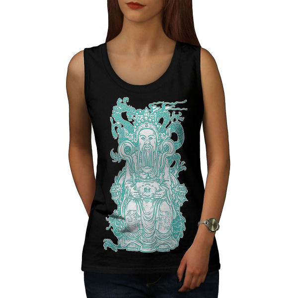 King Fantasy Cool Dam Blacktank Top | Wellcoda M