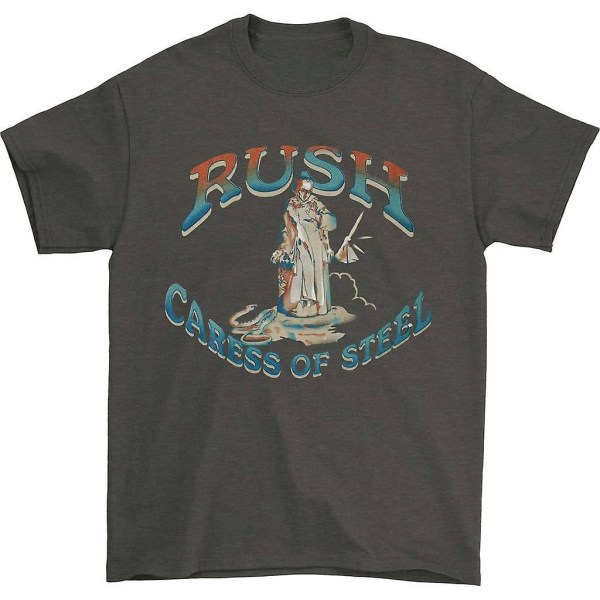 Rush Caress Washed Black Tee T-shirt L