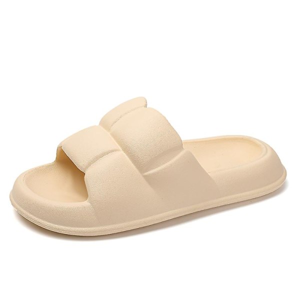 Herrsandaler Mode Casual Andas strandskor a019 Yellow 36