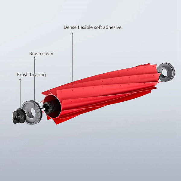 6st för Xiaomi Roborock T7s S7 T7s Plus G10 Rengöringsrulleborste