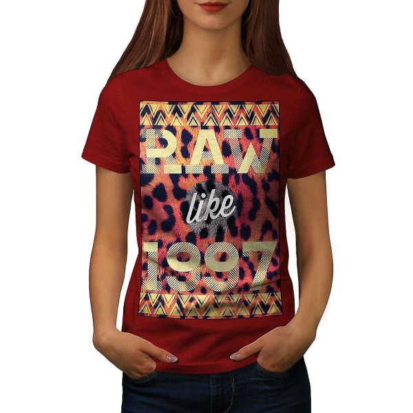 Old School Raw Vintage Women Redt-shirt L