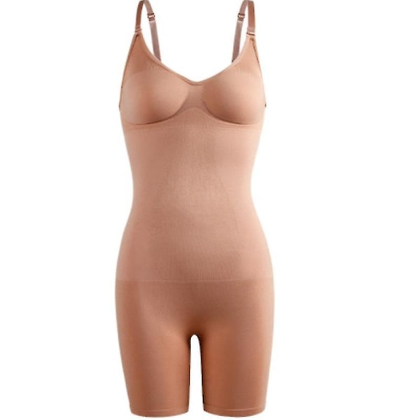 Damsömlösa Shapewear Magkontroll Body Shaper Bekväm för kvinnor under klänning SKIN COLOR L XL