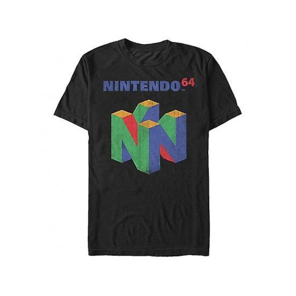 N64 Logotyp Nintendo T-shirt Kläder 2XL