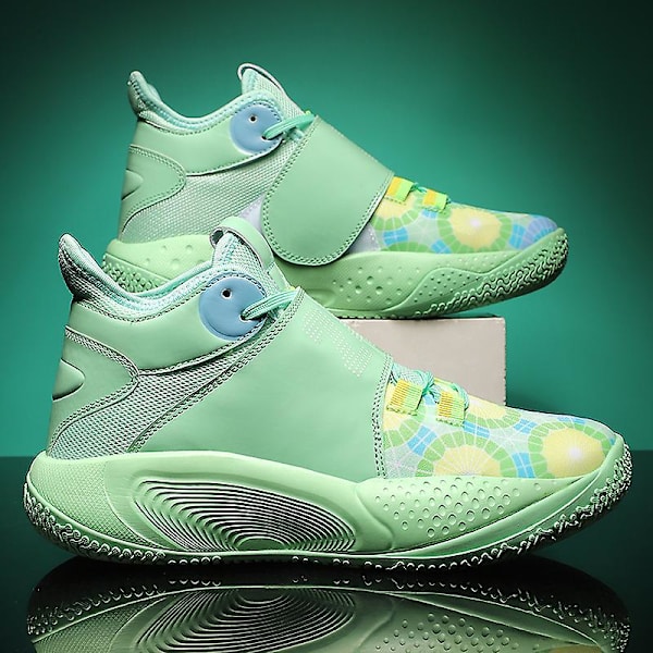 Herr basketskor Mode löparskor Andas Sneakers Fr861 Green 41