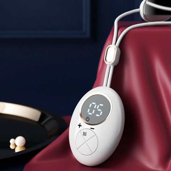 Mini Neck Massager Smart Portable Massager Trådlös Deep Tissue Massager White