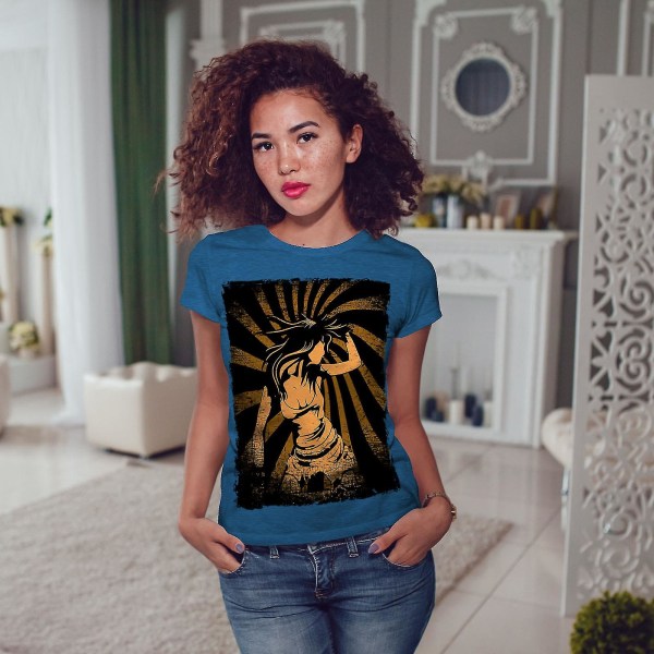 Spiral flicka dansmusik Kvinnor Royal T-shirt L