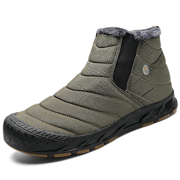 Vintersnöskor för herr Vattentåliga skor Anti-halk Casual Lätt vandringskänga 22011 Green 38