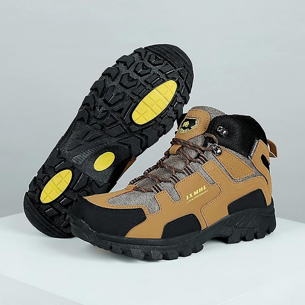 Vandringsskor för herr Andas Sneakers Halkfria utomhusskor 2107 Brown 44