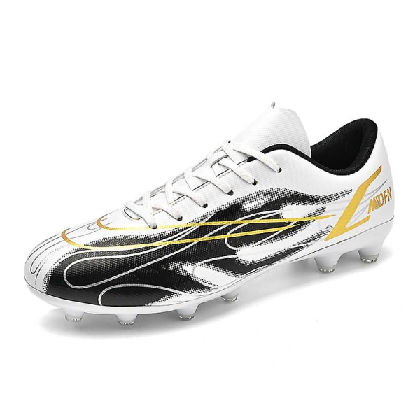 Fotbollsskor för män Halkfria fotbollsskor för herr Gräs Fotbollssneakers Yj227-1 White 47