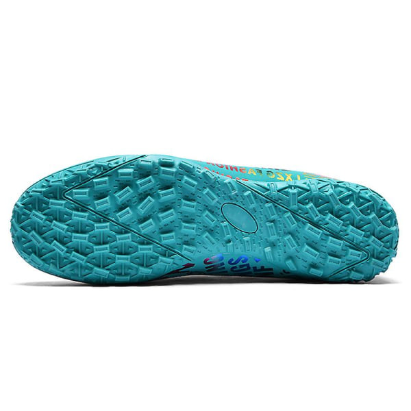 Fotbollsskor för män Spikes Fotbollsskor för ungdomar Stövlar Athletic Sneaker 3C338 Blue 40