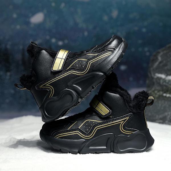 Barn Sneakers Andas löparskor Mode Pojkar Flickor Sportskor 3Azr2917 Black 32