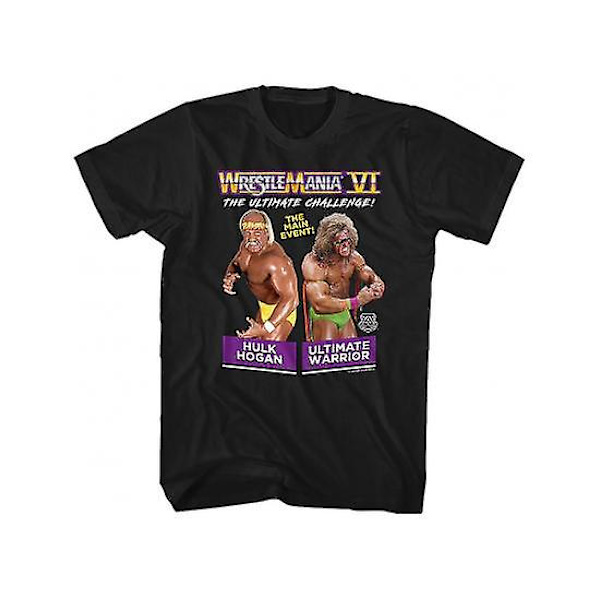 Wrestlemania Vi Hulk Hogan Vs Ultimate Warrior T-shirtkläder M