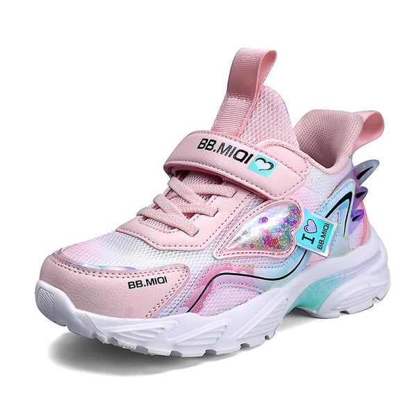 Barnskor Andas Sportskor Sneakers Löparskor för tjejer 2Dc11 Pink 29