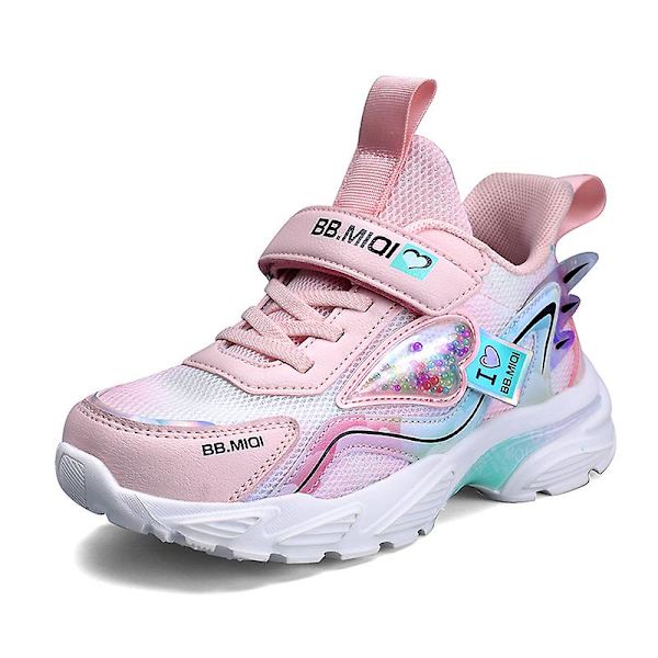 Barnskor Andas Sportskor Sneakers Löparskor för tjejer 2Dc11 Pink 39