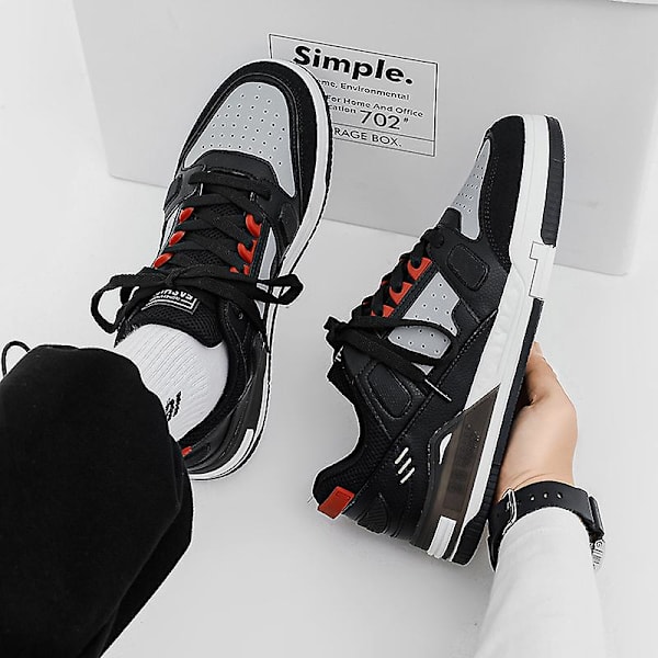 Herrsneakers Andas skateboardskor för dam Löparskor Ln8803 Black 41