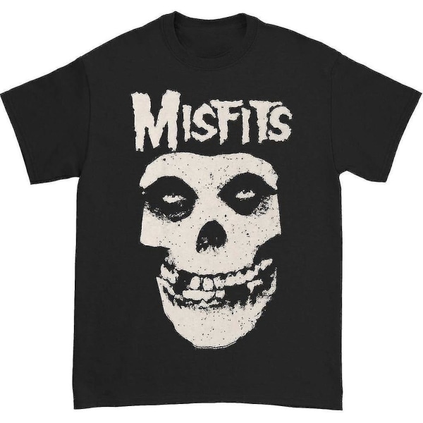 Misfits Classic Fiend Skull Vanlig T-shirt för män M