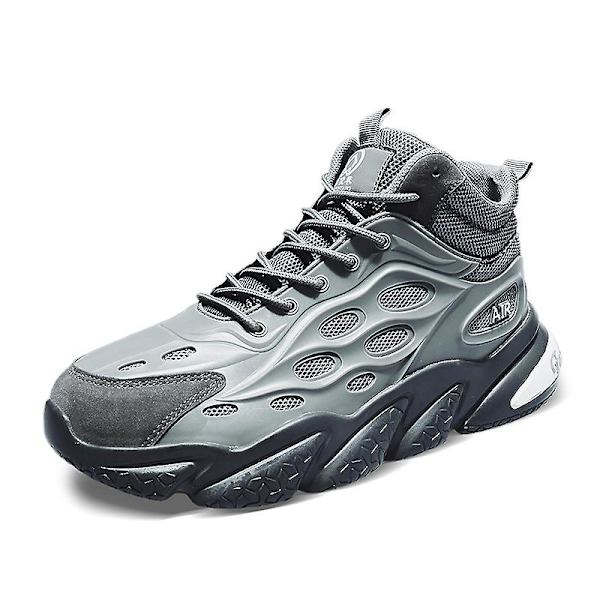 Herr Dam Sneakers Andas löparskor Mode Sportskor Z328 Gray 41