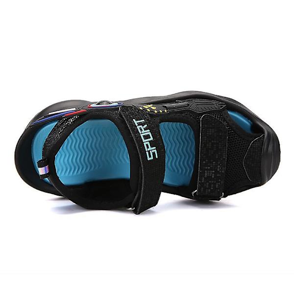 Barns strandtofflor Modesandaler Utomhus Halkfria inomhusskor 2101-3 Black 32