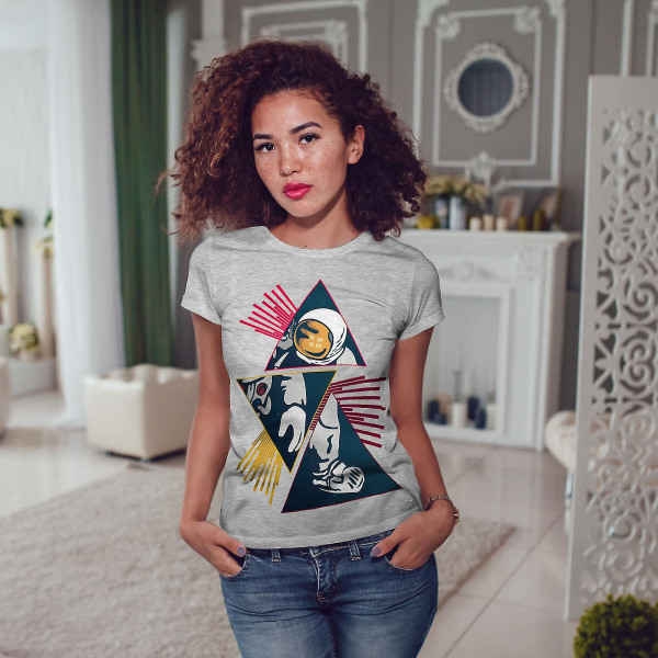 Astronaut Cool Fashion Women T-shirt XL