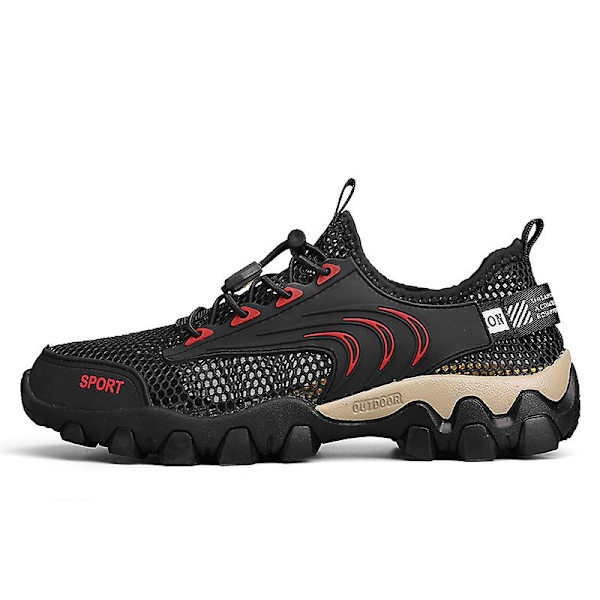 Sneakers för män Löpartennisskor Lättviktsventilerande Sport Athletic 3Cx2325 Black 43