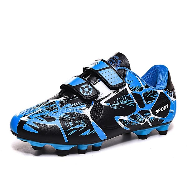 Fotbollsskor Barn Fotbollsskor Vuxen Fotbollsskor Grästräning Sport Skor Sneakers 3B1616 Blue 30