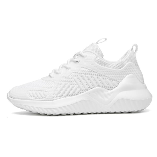 Herrsneakers Löptennisskor Lättviktsventilerande Sport Athletic 3C6851 White 41