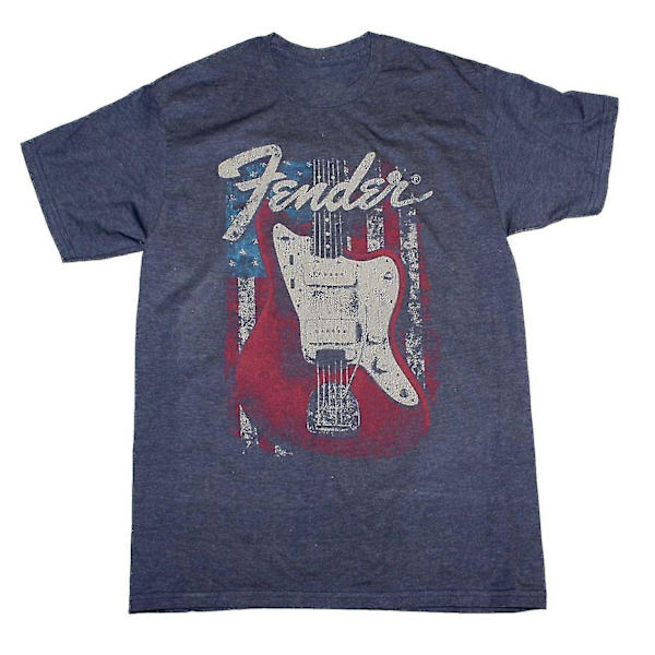 Fender T Shirt Fender Flag Guitar T-shirt XXXL