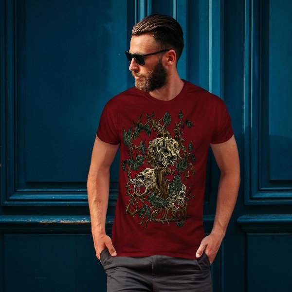 Rainbow Paint Skeleton Women Greyt-shirt L