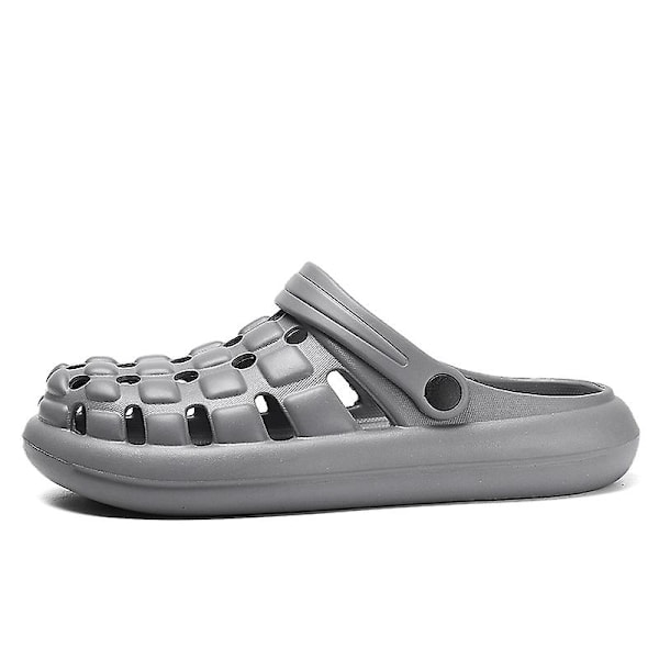 Strandtofflor för män Modesandaler Utomhus Halkfria inomhusskor 3B2104 Gray 40-41
