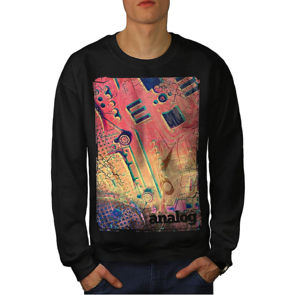 Analog Technology Men Blacksweatshirt L