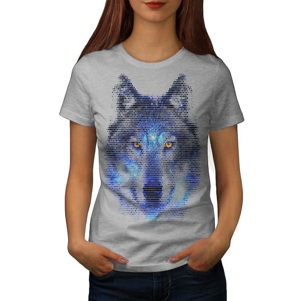 Forest Wolf Pixel Life T-shirt för kvinnor S