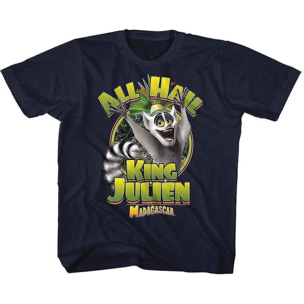 Madagaskar King Julien Youth T-shirt Kläder XL